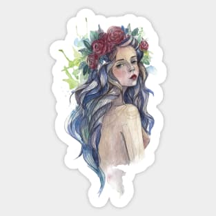 Woman Portrait Sticker